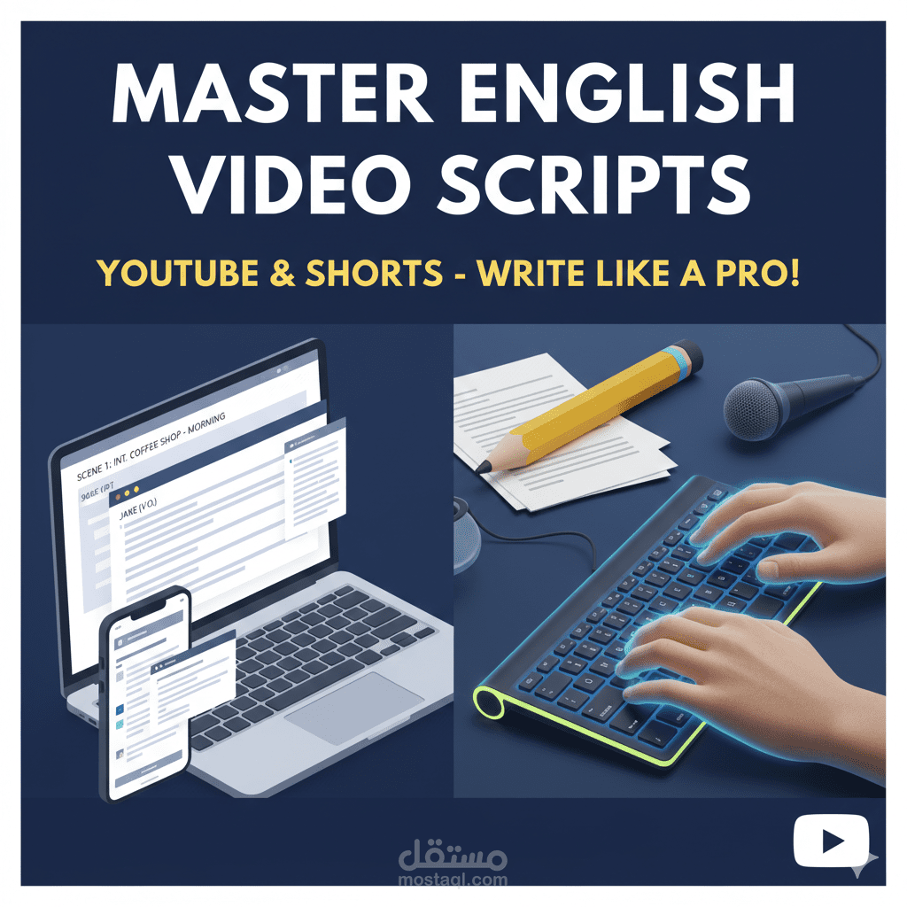 سكريبتات يوتيوب وShorts تضمن لك أعلى نسبة احتفاظ بالجمهور (Retention).