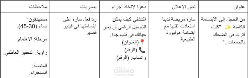 إعلان عيادة أسنان
