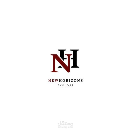 New Horizons Creative NH Lettermark Logo Design