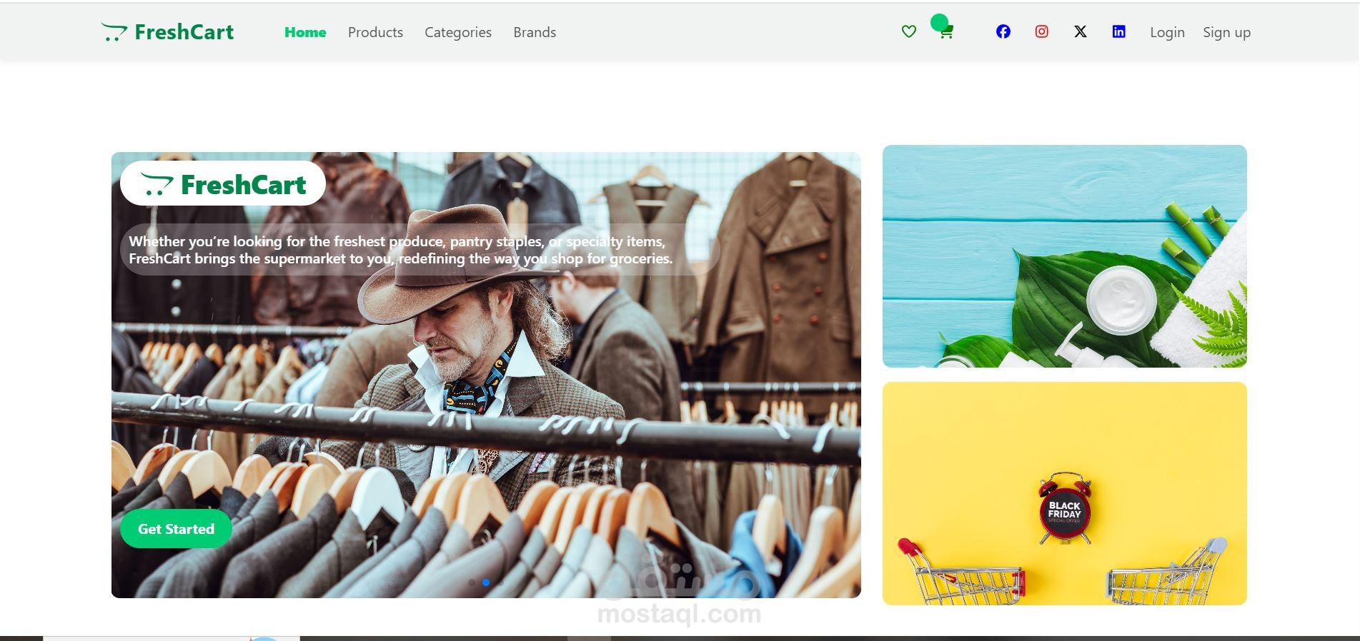 E-commerce – متجر إلكتروني بواجهة احترافية