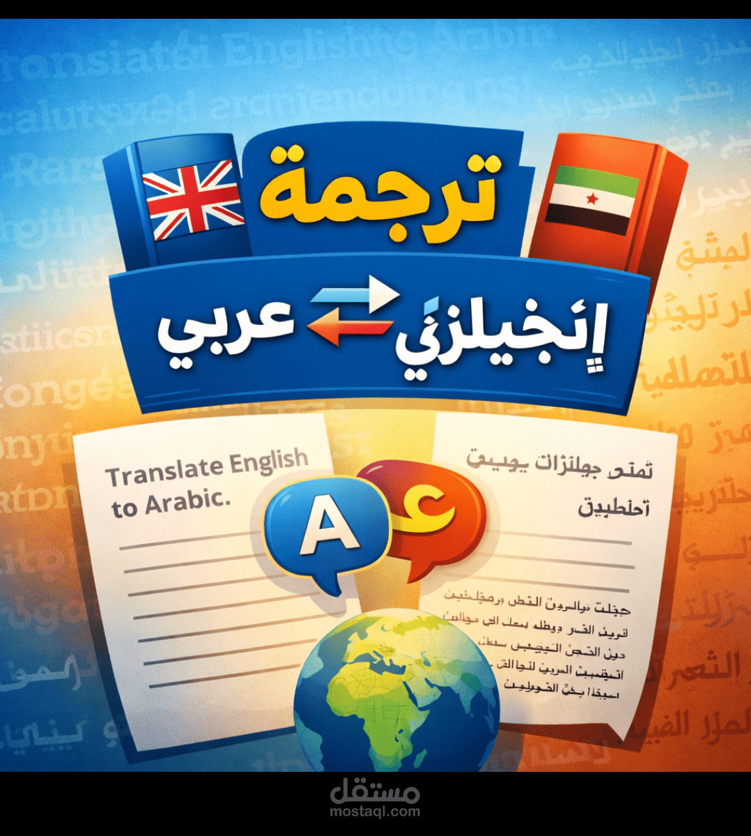 ترجمة النصوص الي لغات مختلفة