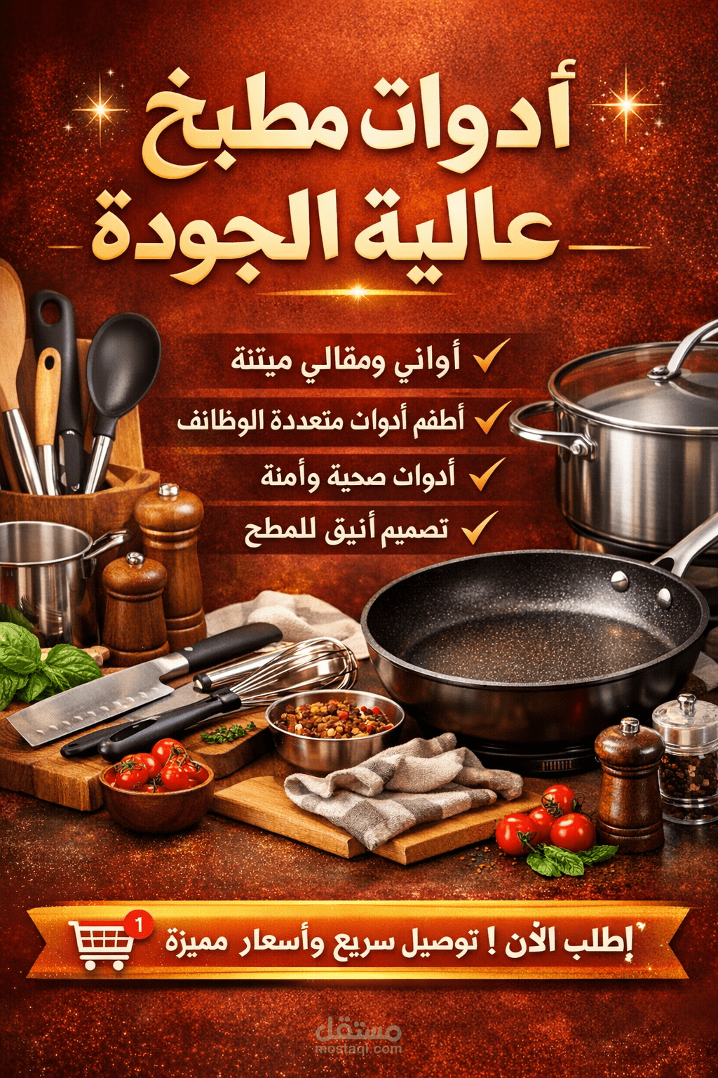 بيع أدوات مطبخ عالية الجودة