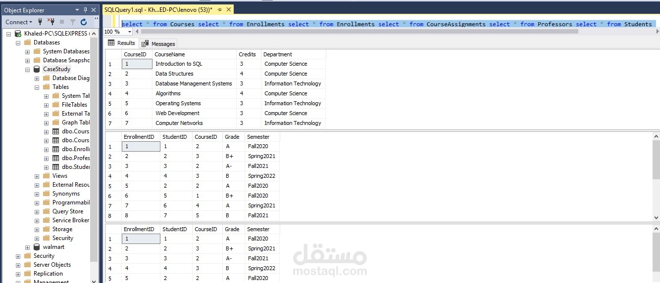 SQL Database Design & Data Exploration