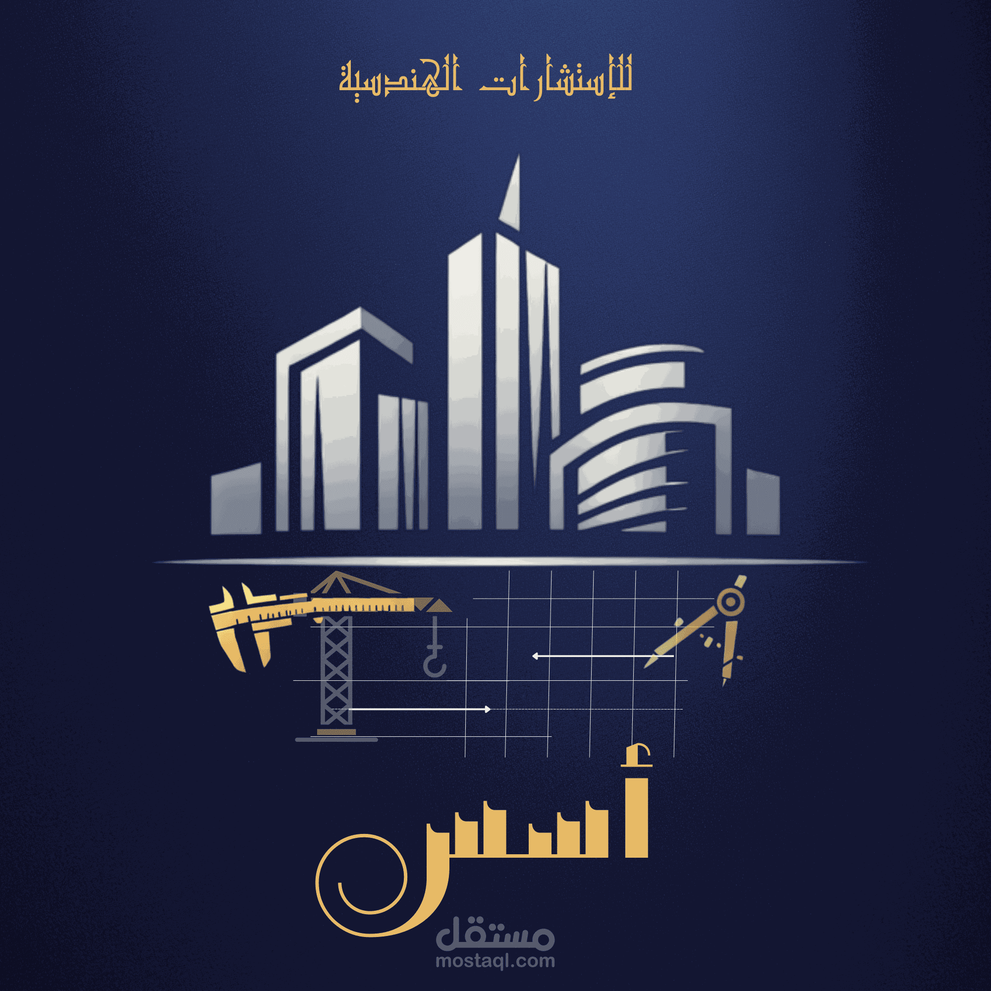 تصميم شعار لمكتب الاستشارات الهندسية