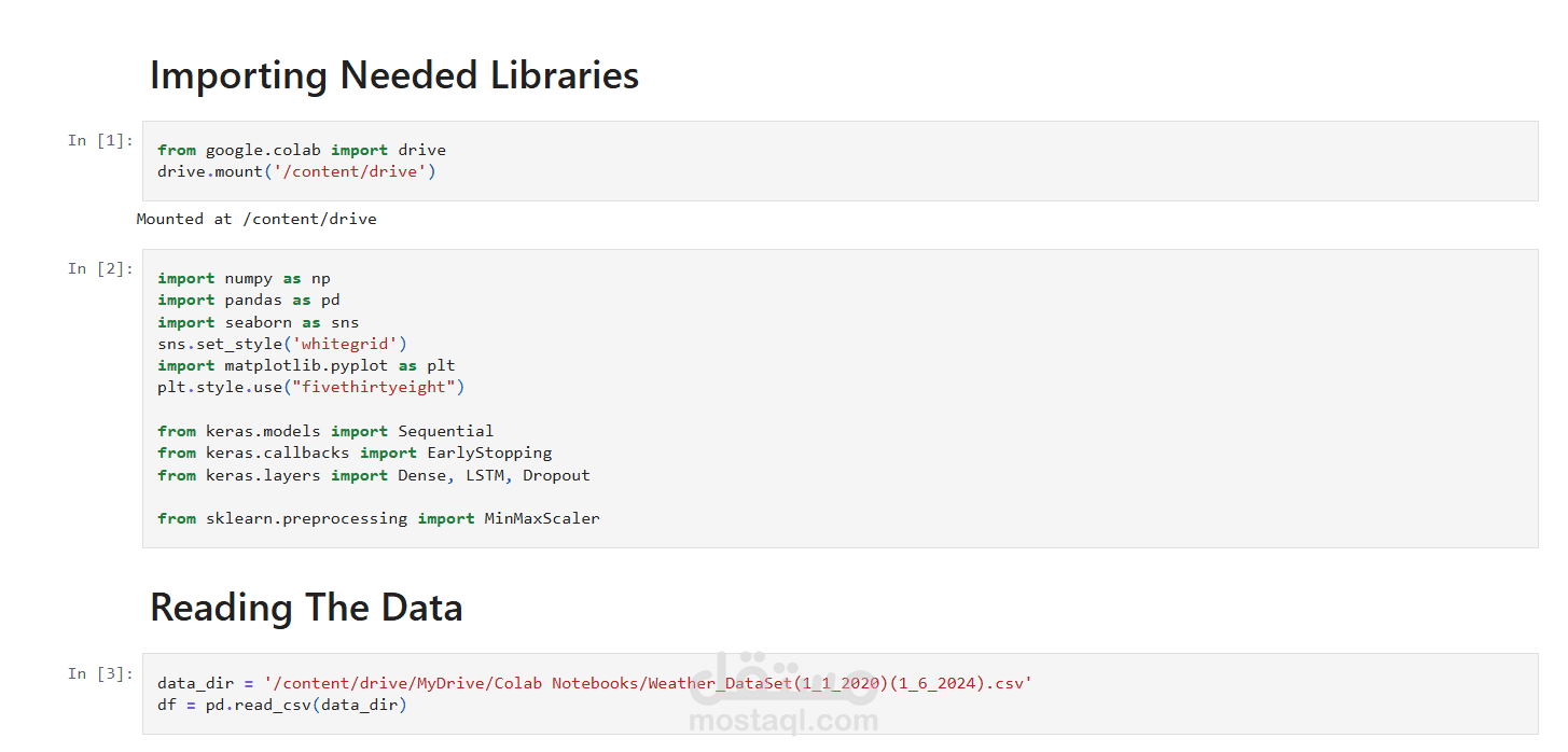 Weather Forecasting By using Time-series-RNN LSTMS