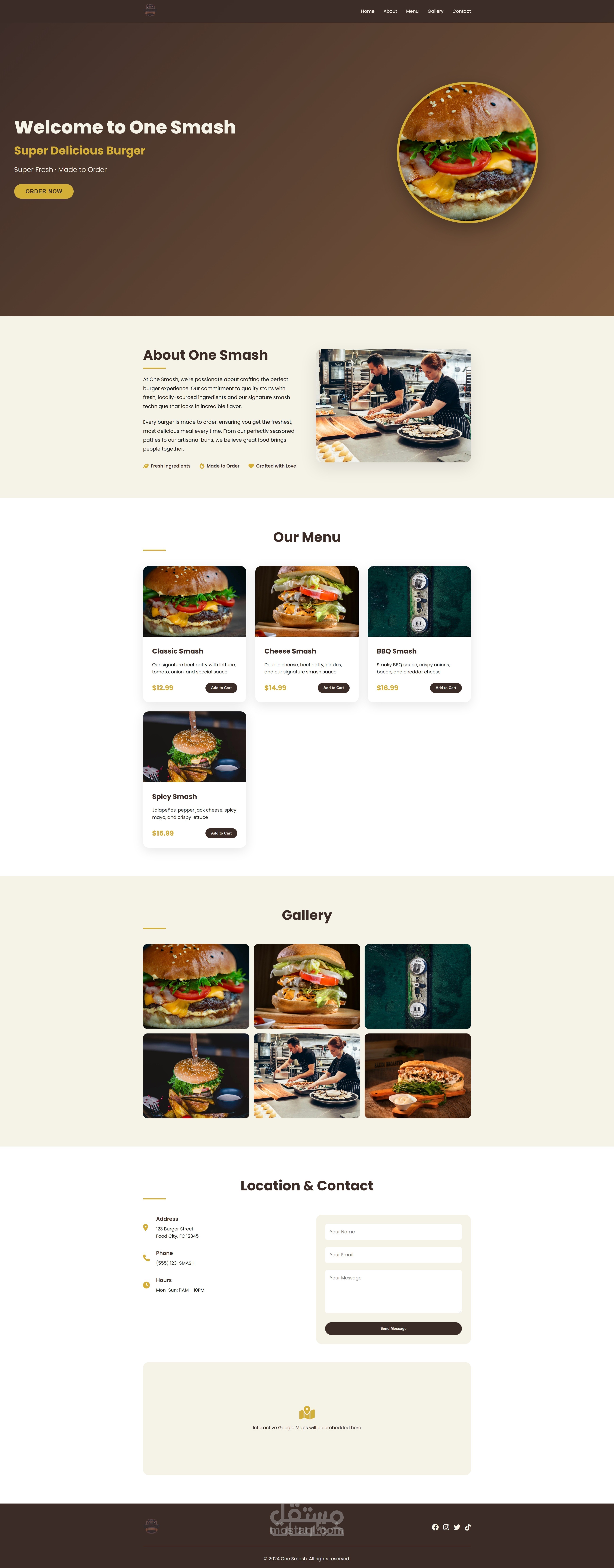 landing page