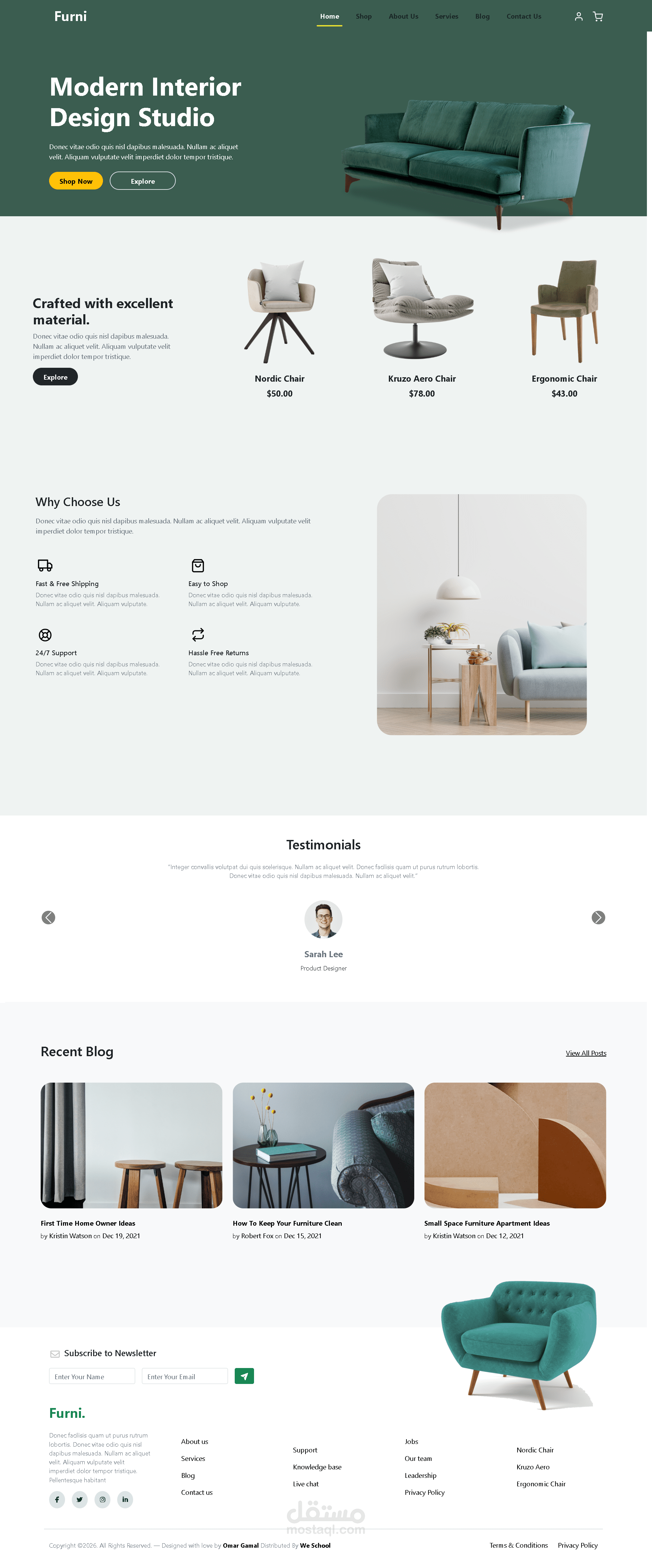 Furni Furniture E-commerce