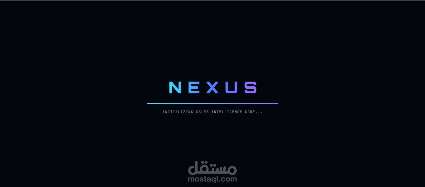 📊 NEXUS – Sales Intelligence Command Center