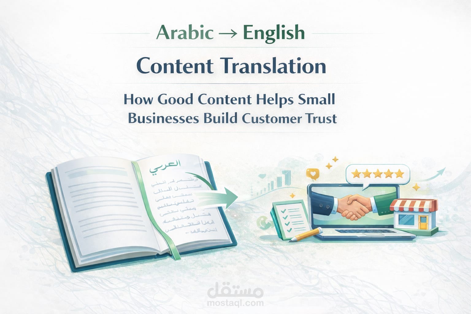 ترجمة مقال (عربي​ ← English)