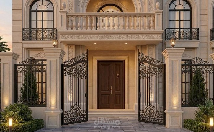 تصميم واجهة كلاسيك