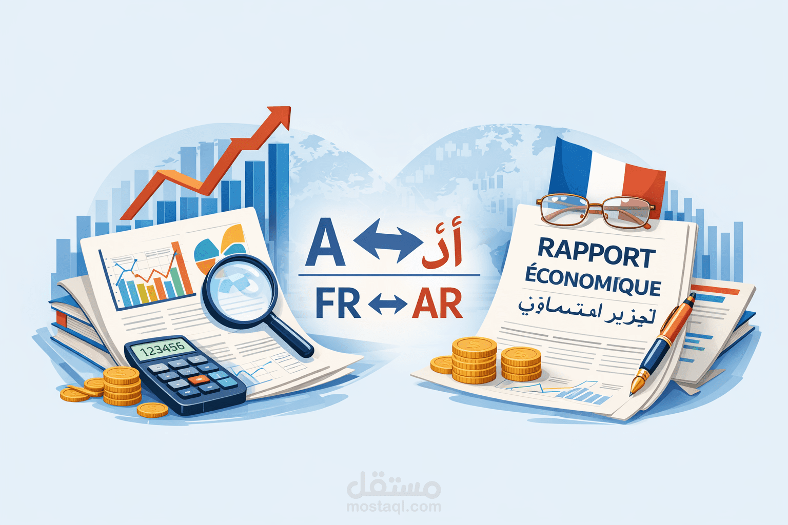 ترجمة تقرير اقتصادي تحليلي (فرنسي → عربي)