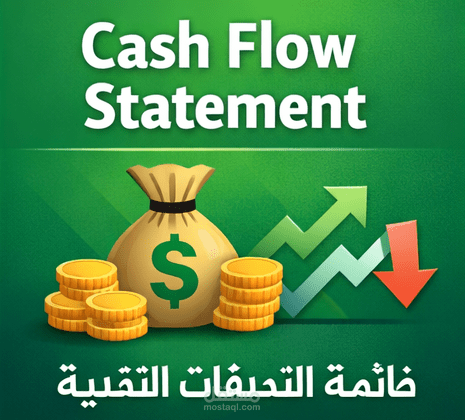 إعداد قائمة التدفقات النقدية لشركة (نموذج افتراضي احترافي)