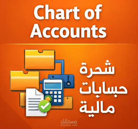 تصميم شجرة حسابات مالية لشركة تجارية (Chart of Accounts)