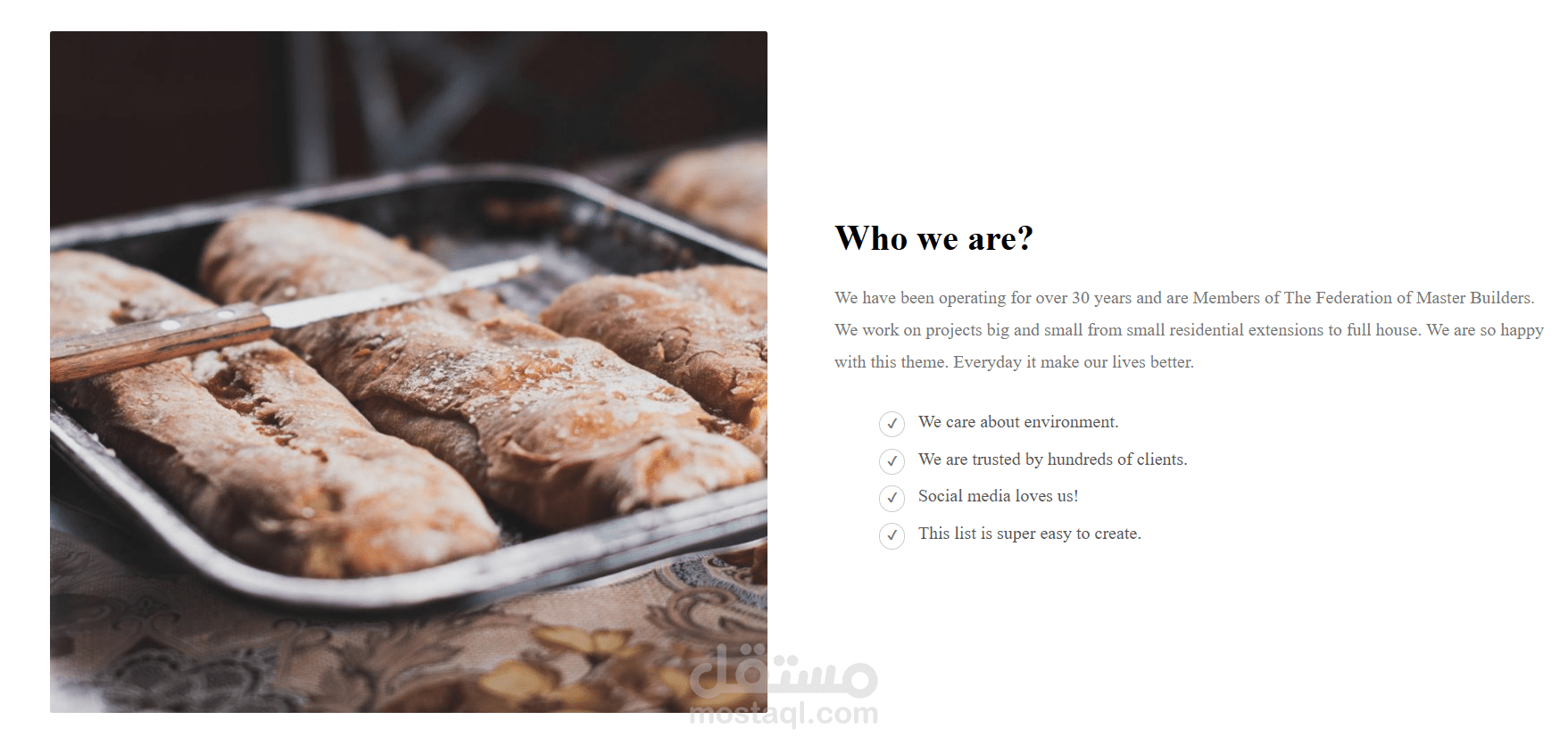 تطوير صفحة ويب تعريفية لشركة (Front-end Task)