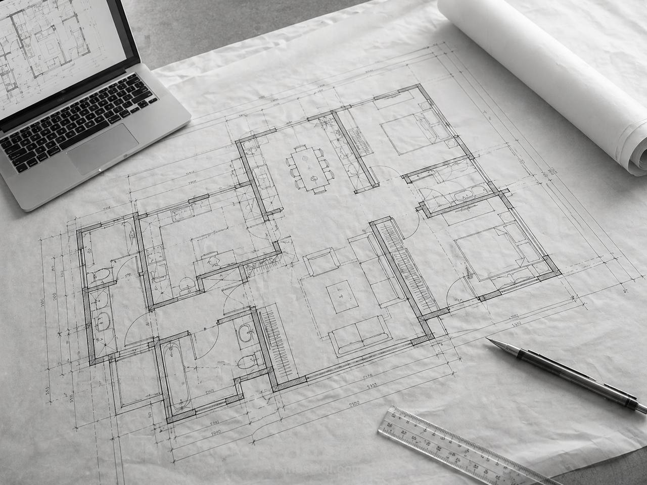 Apartment Plan Redesign \ اعادة تصميم مخطط شقة سكنية