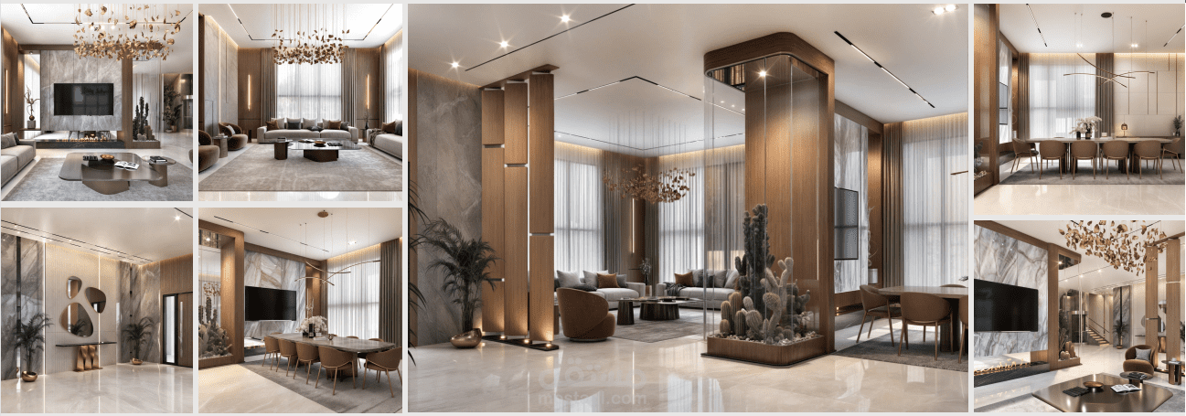 فيلا بالسعوديه luxurious style حسب طلبات العميل