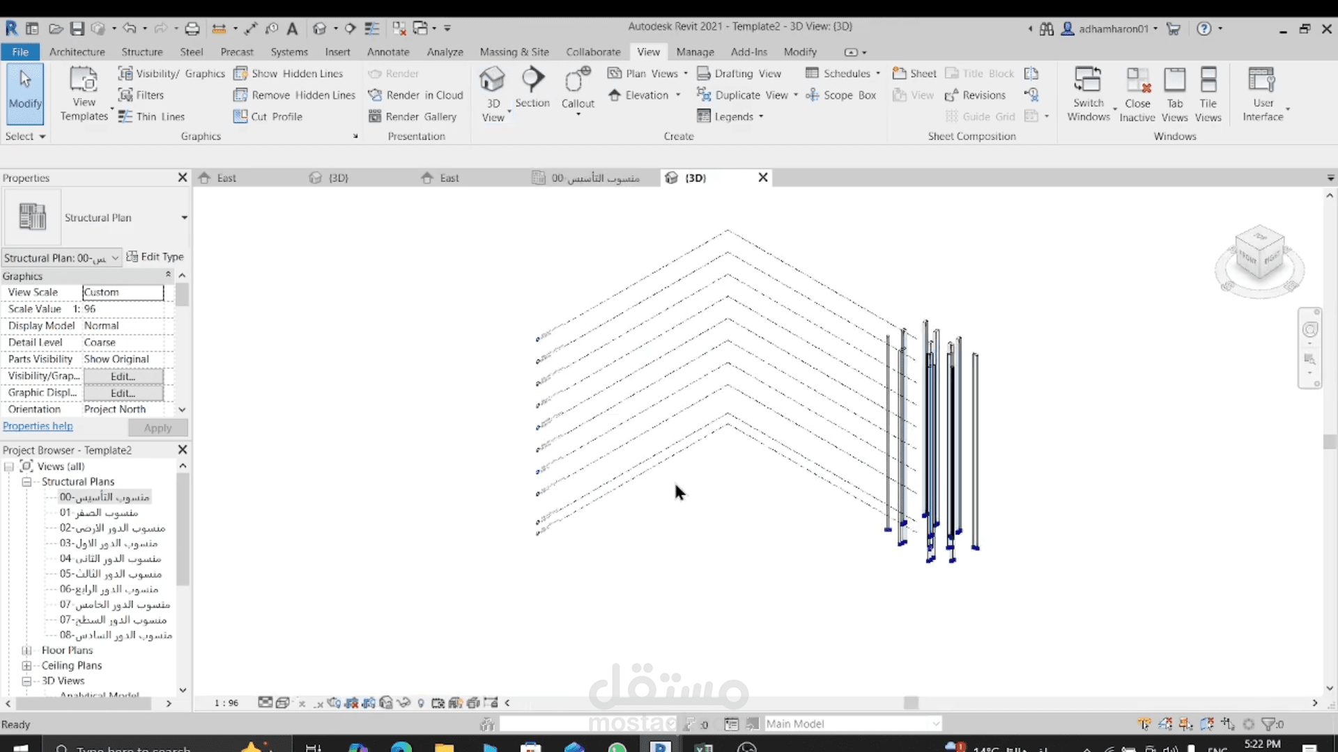 Automated draw levels and structure columns