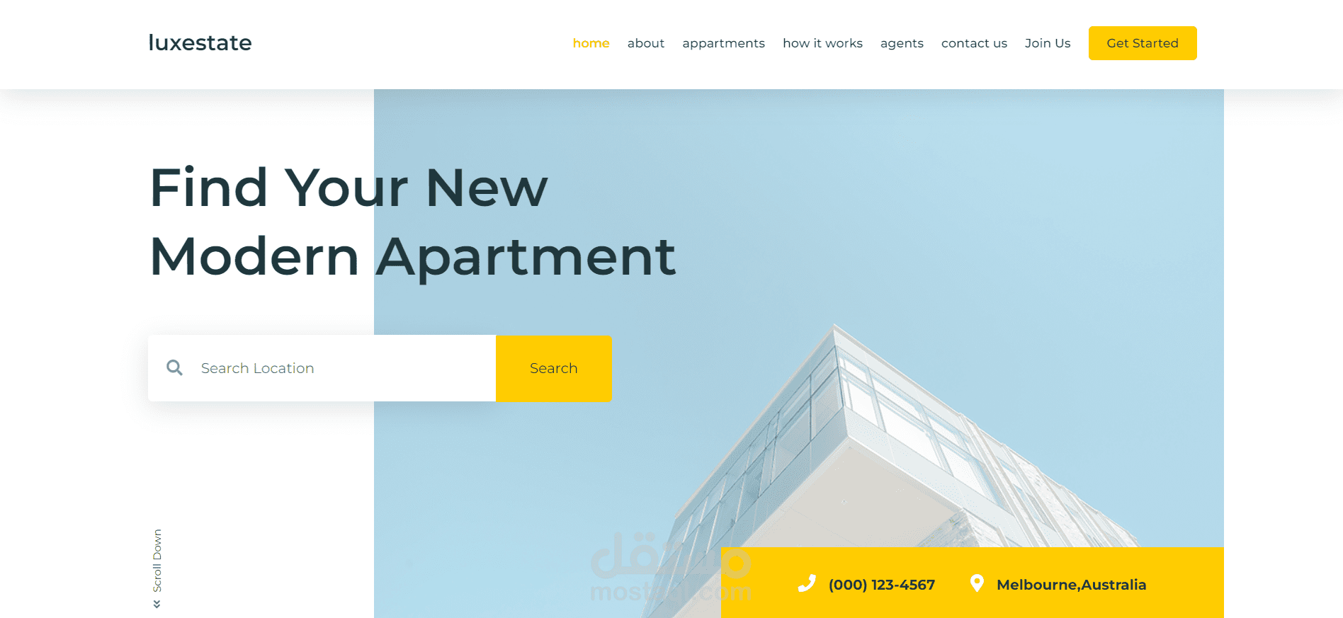 صفحة هبوط landing page