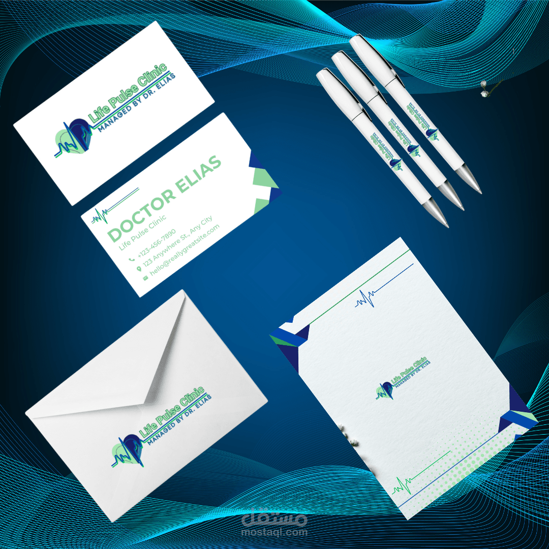 تصميم هوية بصرية متكاملة لعلامة تجارية