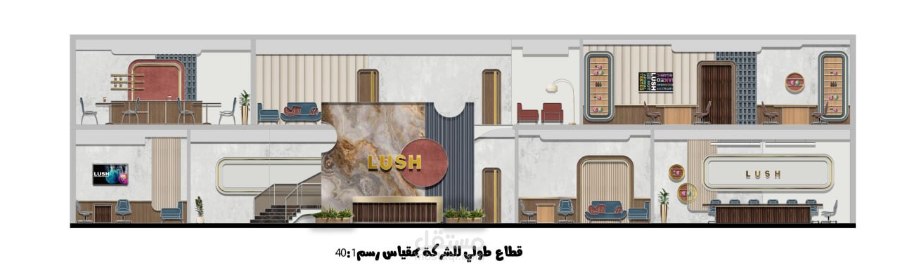 تصميم قطاع للشركة الإدارية باستخدام الفوتوشوب
