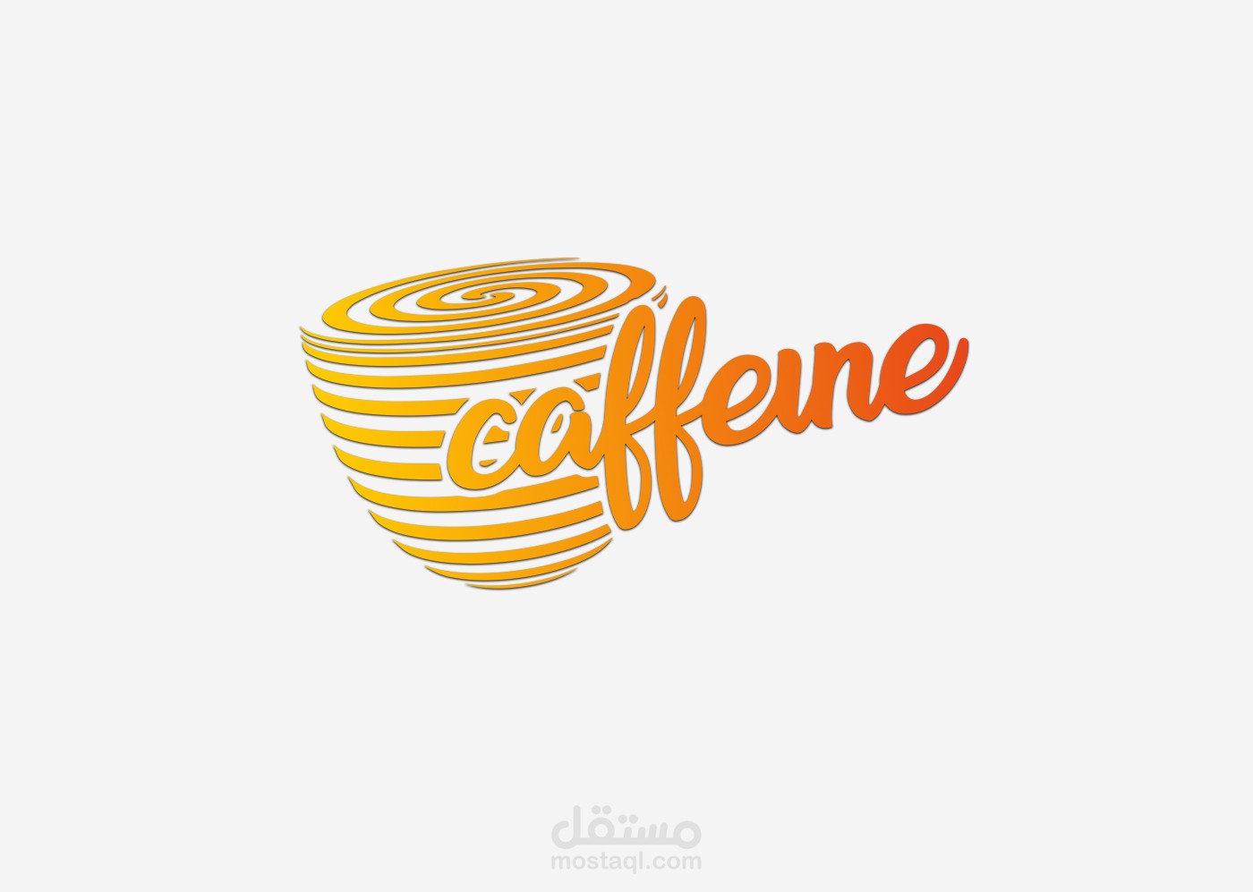 Caffeine Logo for Coffee shop