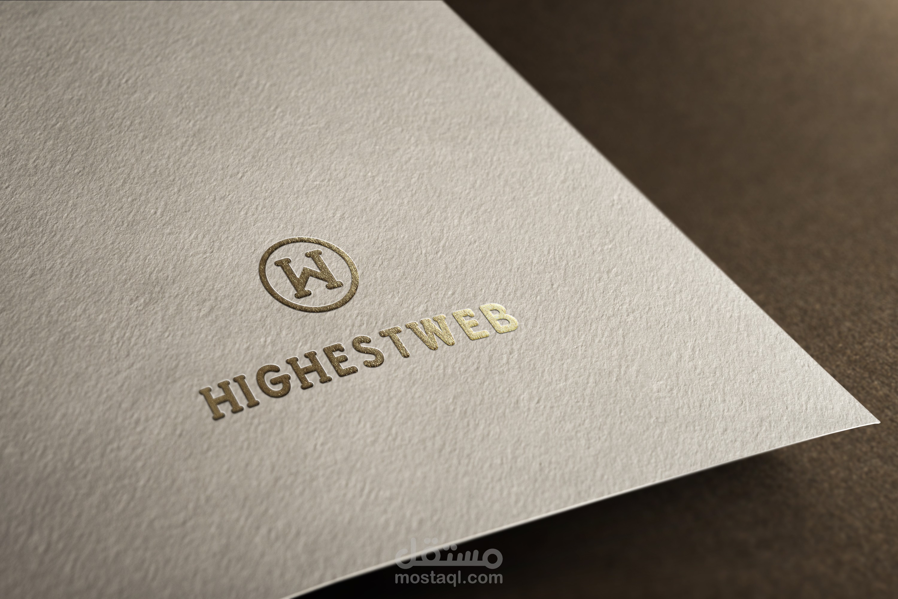 تصميم شعار للشركة highestweb