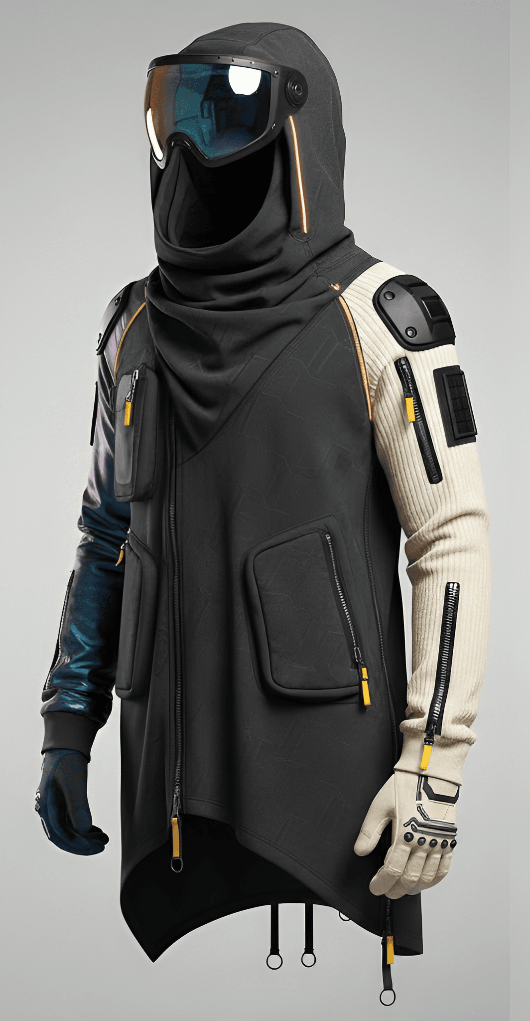 تصميم أزياء رقمية بتقنيات ذكية ولمسة خيال علمي