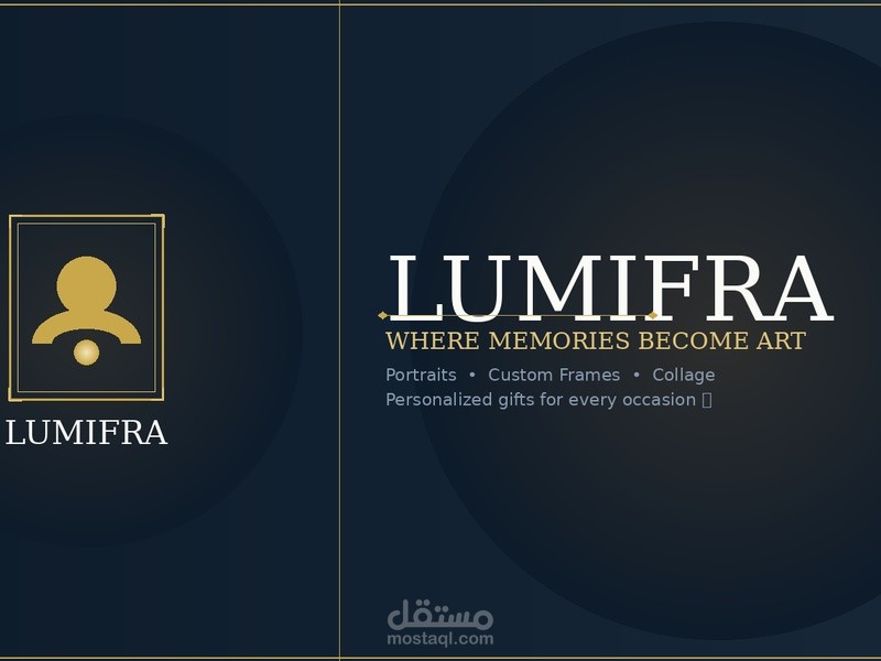 تصميم وبرمجة موقع إلكتروني متكامل لبراند Lumifra