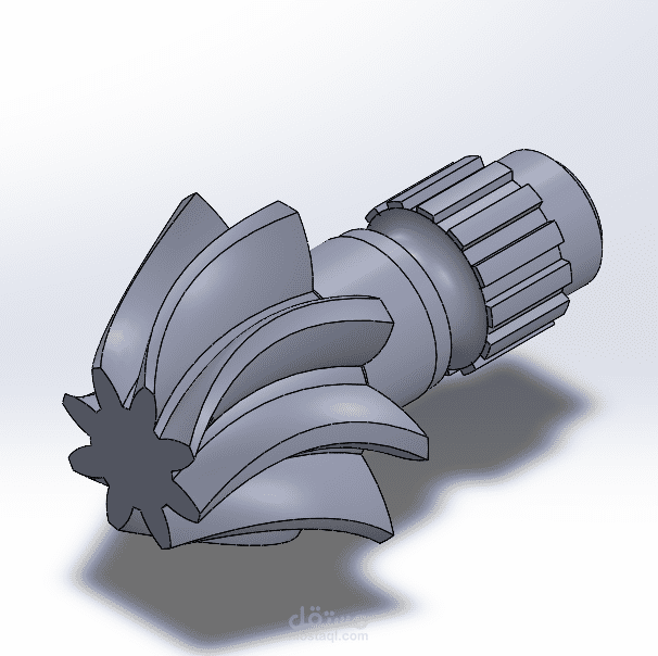 تصميم قطع ميكانيكية دقيقة ونمذجة ثلاثية الأبعاد (3D Modeling).