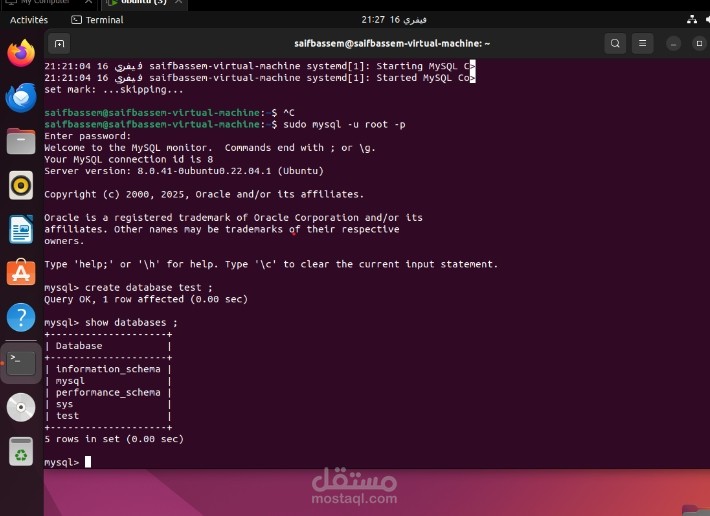 base de données MySQL avec Docker en utilisant Docker Compose