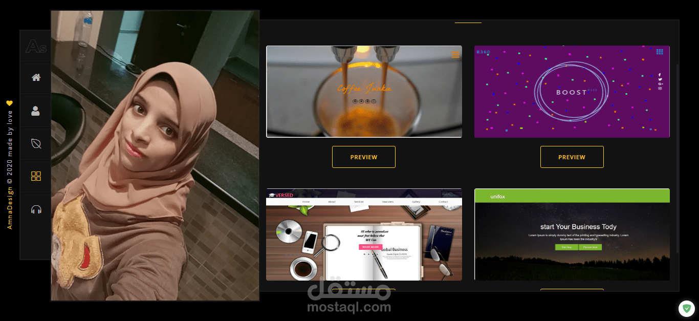 creative portfolio template