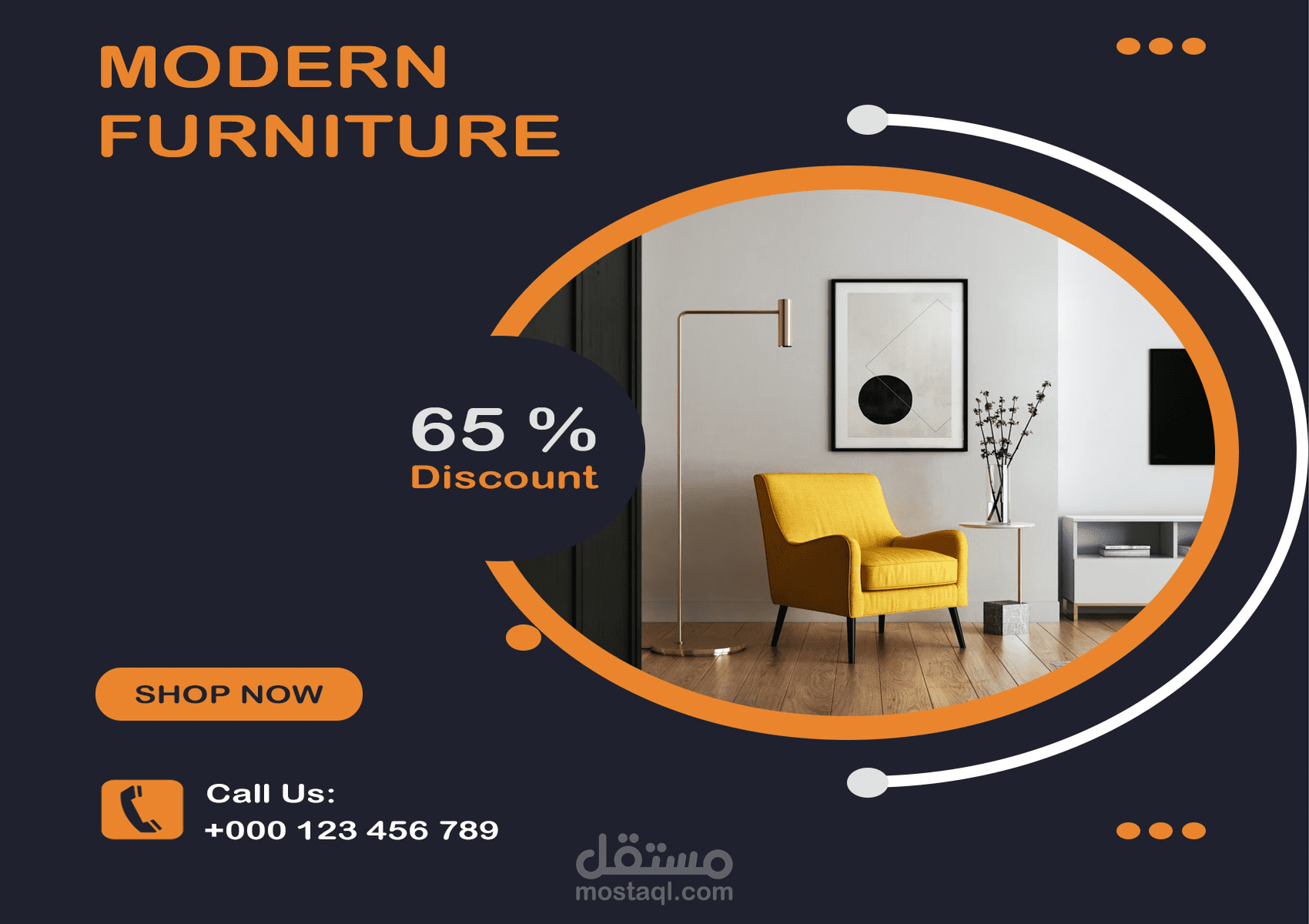 Modern Furniture Social Media Post Design