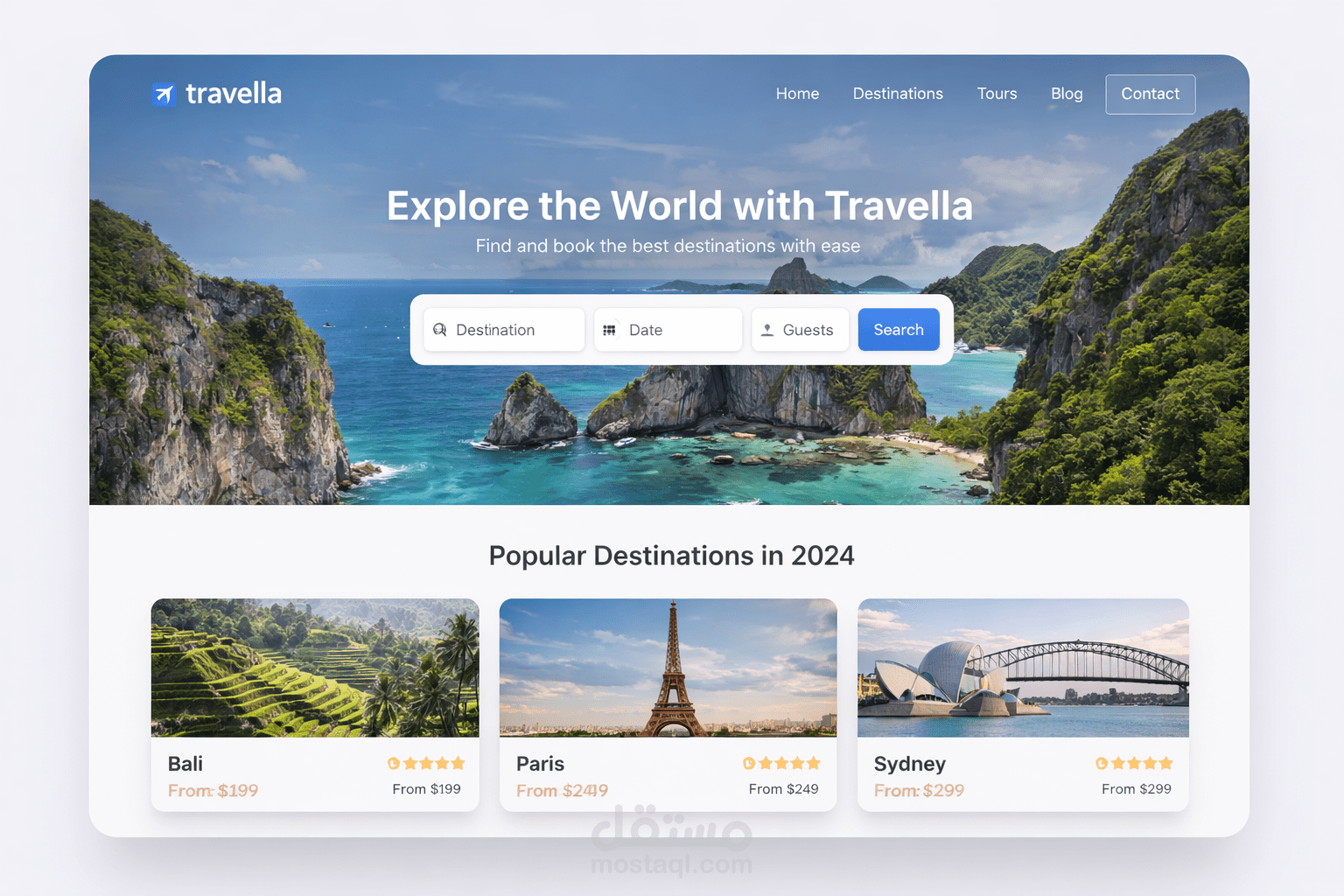 WanderNest booking app