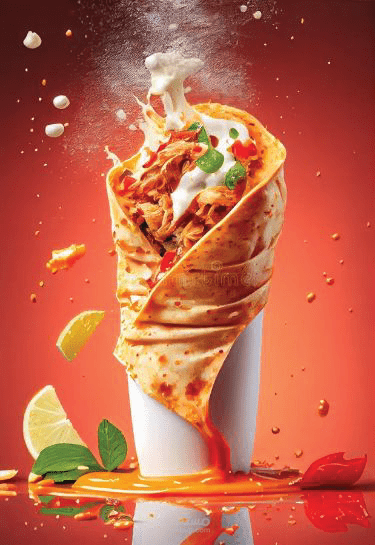 رول اب لمطعم بيتزا وعدد 2 تصميم سوشيال ميديا