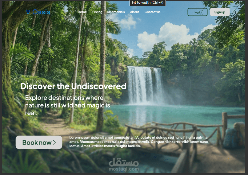 Landing page