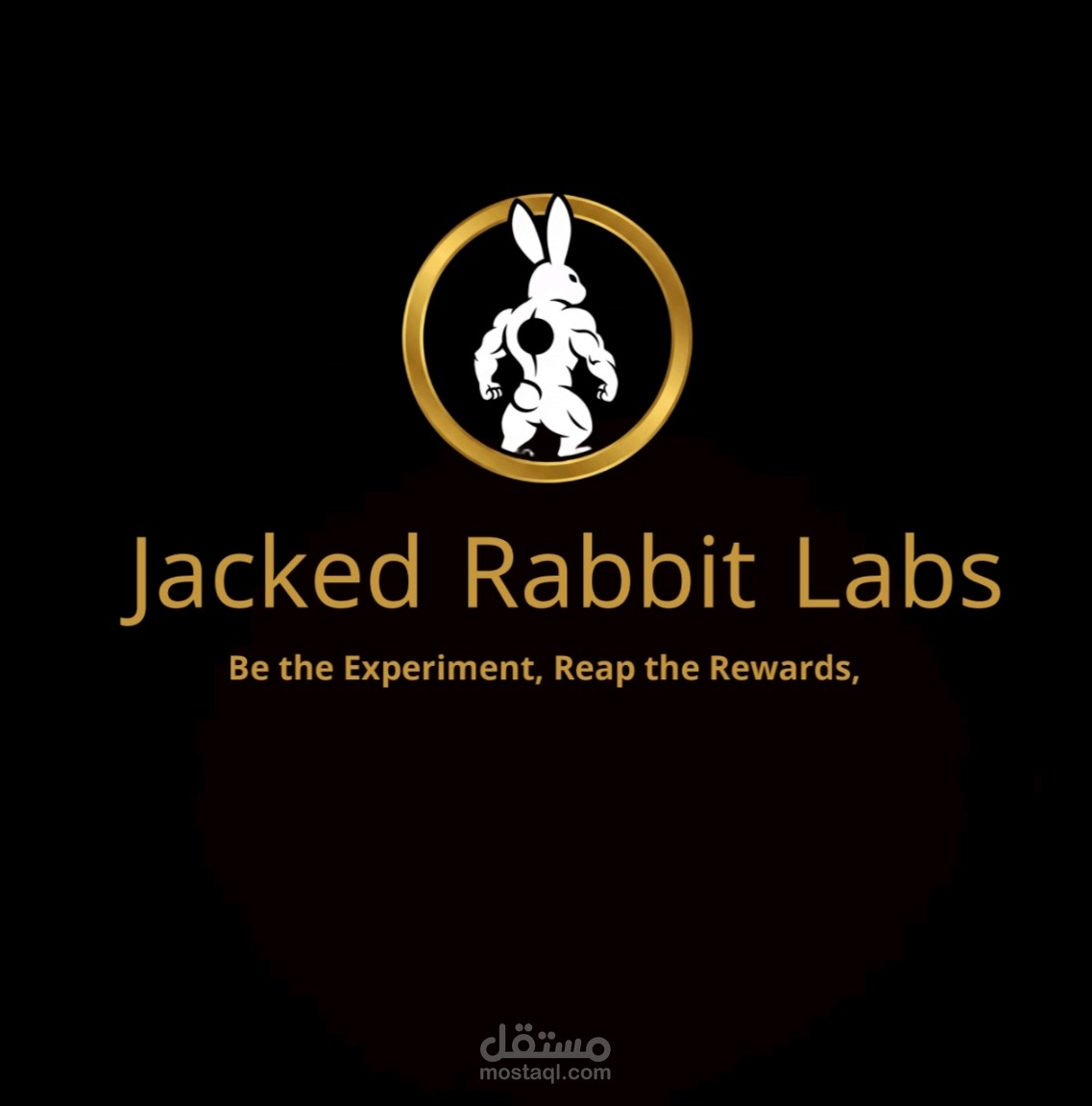 تصميم هوية بصرية فاخرة لشعار "Jacked Rabbit Labs