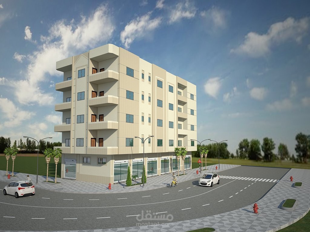 تصميم مبنى تجاري