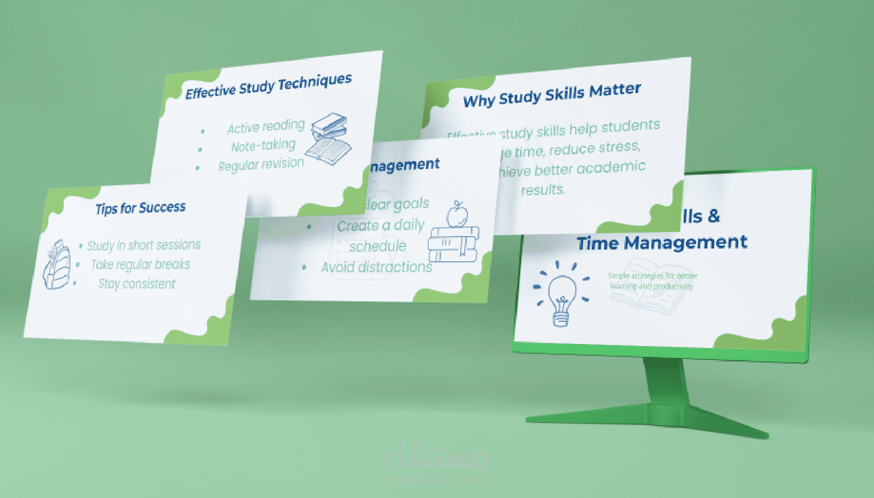 تصميم عرض تقديمي تعليمي للأطفال