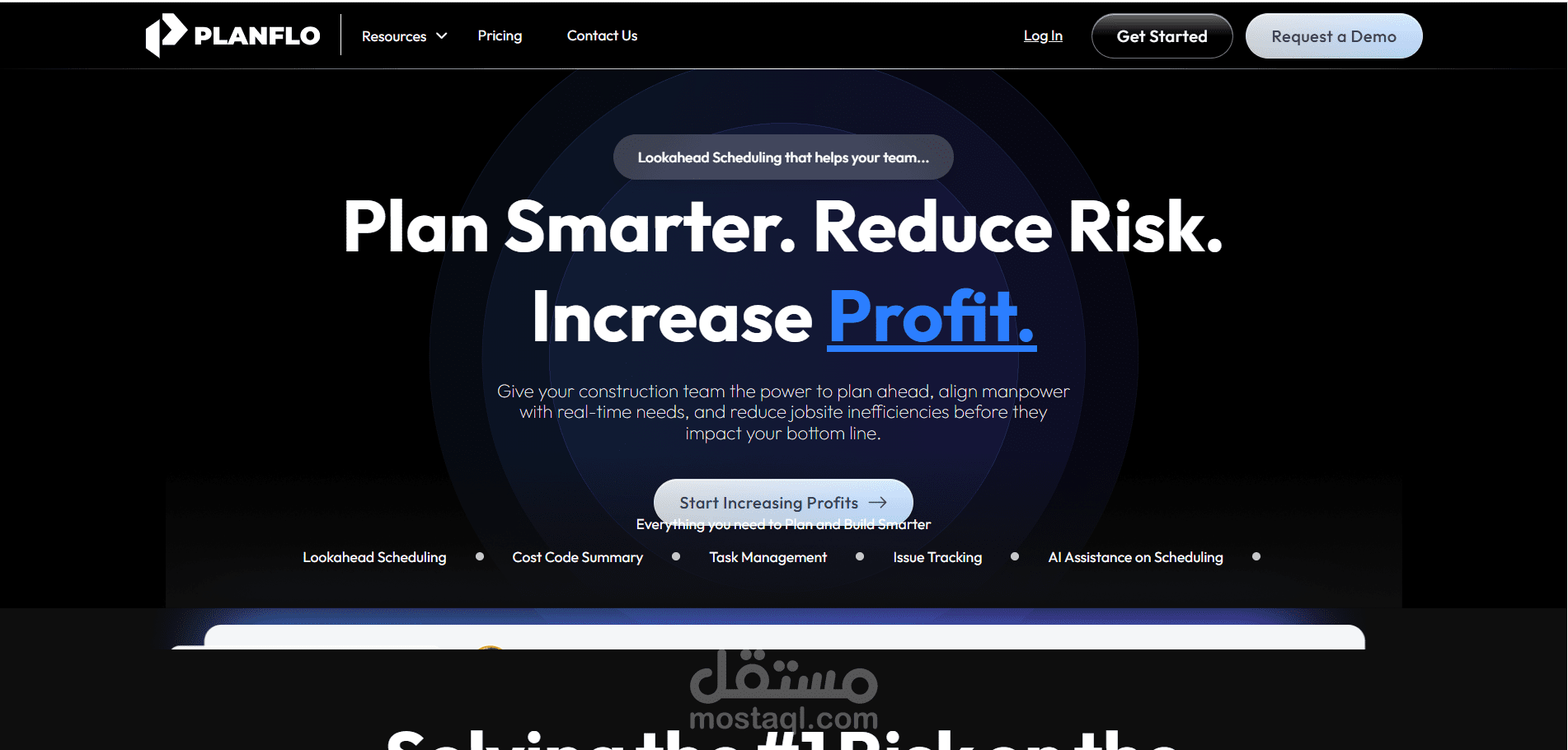 Planflo Construction Web Application