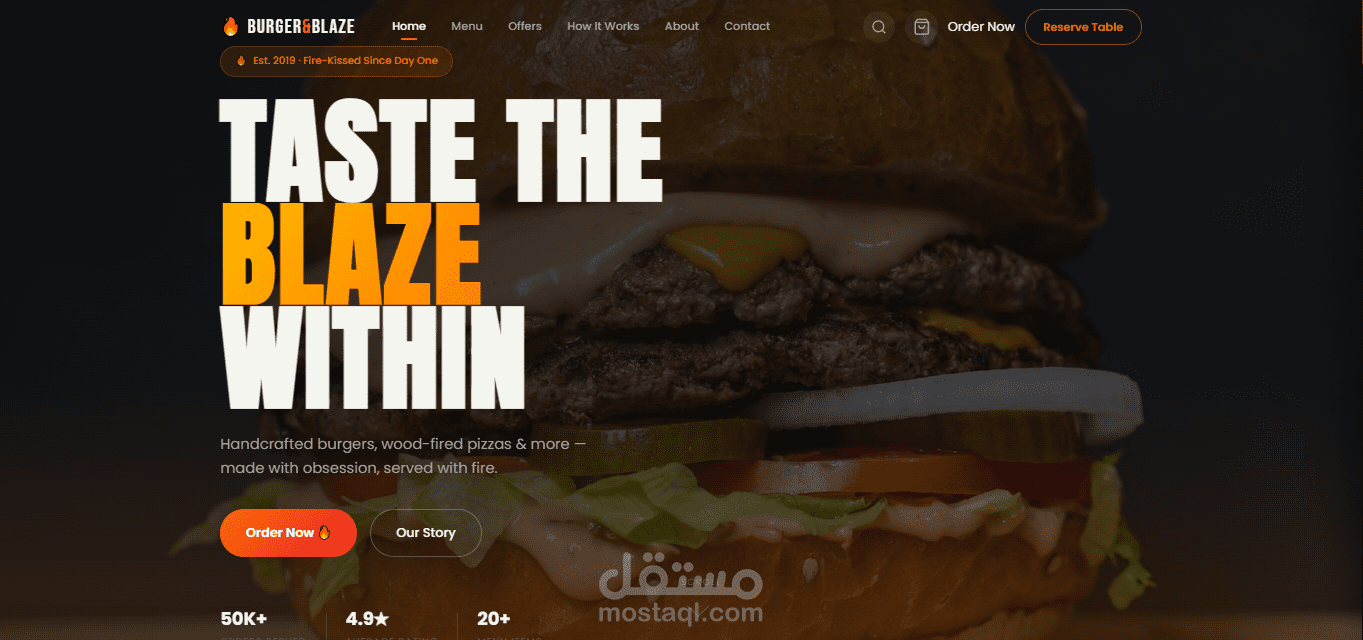 Burger restaurant