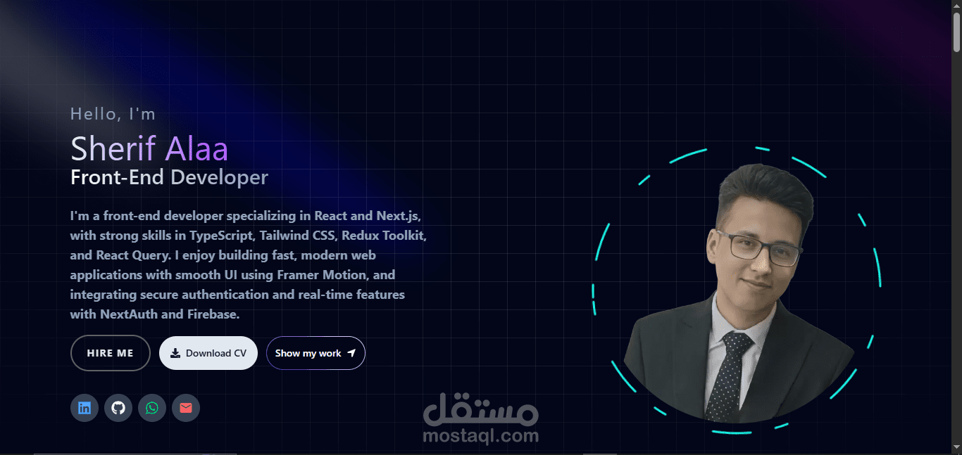 معرض أعمال احترافي