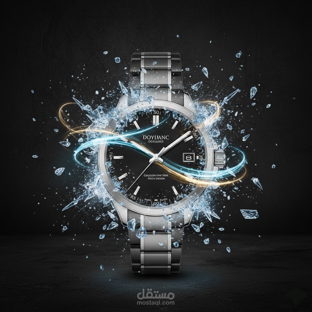 تجميد الزمن" (Frozen in Time) | إعلان مفاهيمي لساعة فاخرة