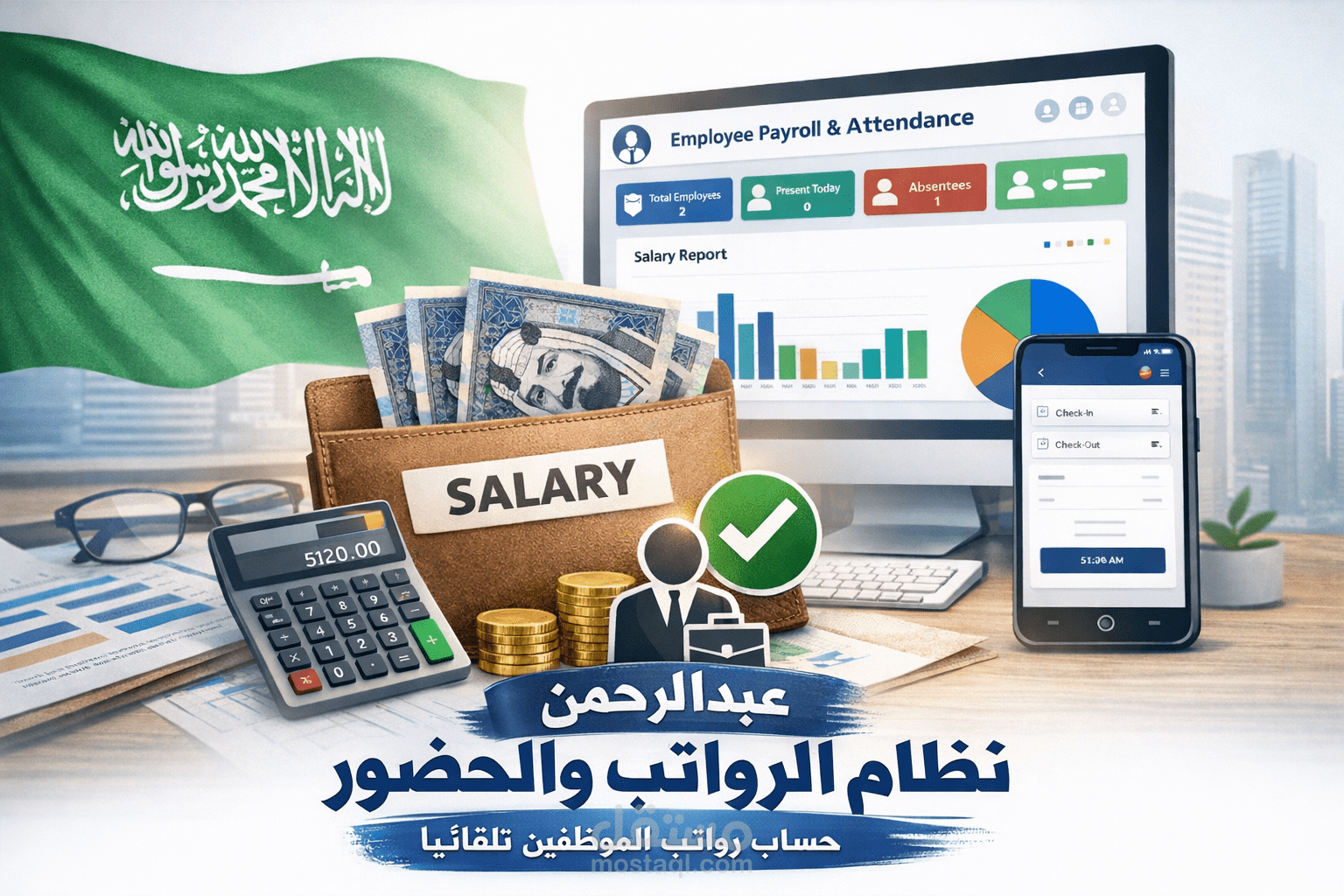 برنامج محاسبة رواتب الموظفين