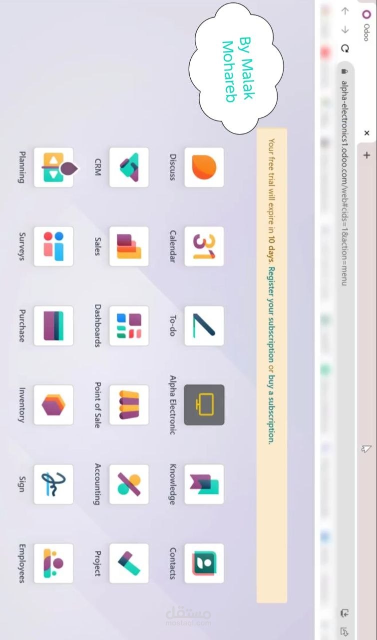 تنفيذ وتجهيز نظام Odoo ERP مع لوحة تحكم محاسبية احترافية