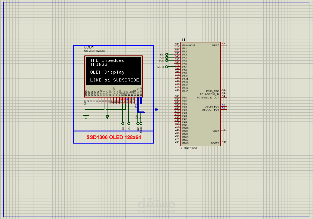 محاكاة أجهزة الاستشعار والعرض STM32 (27 مشروعًا)