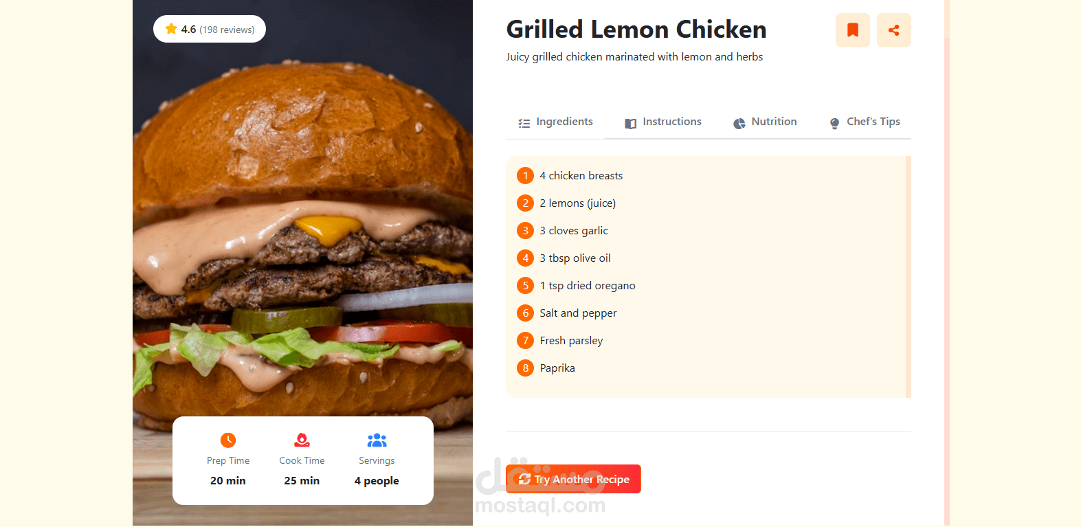 Meal recommendations
