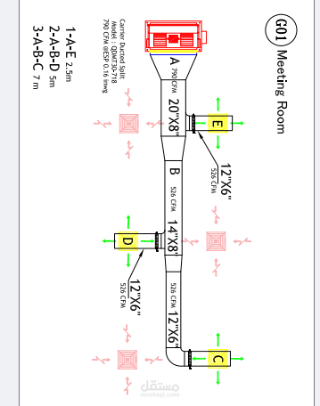 تفاصيل تصميم Duct الصاج