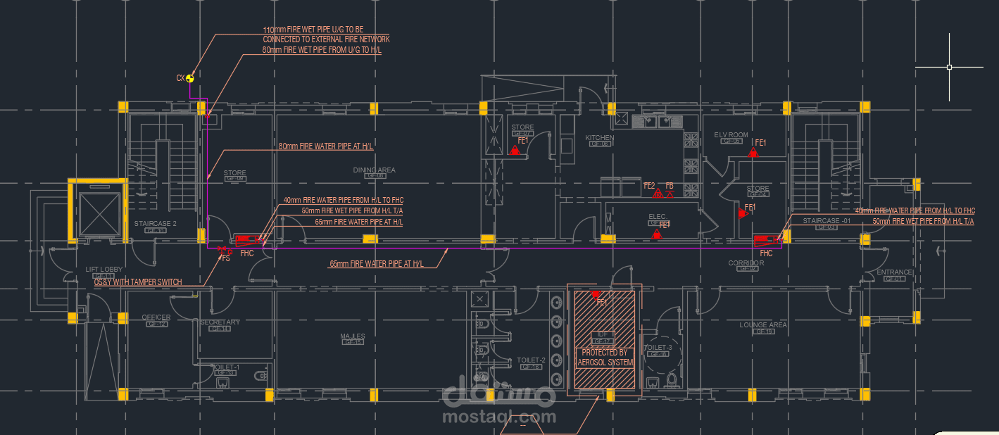 Firefighting System Design & Aerosol Suppression Layout