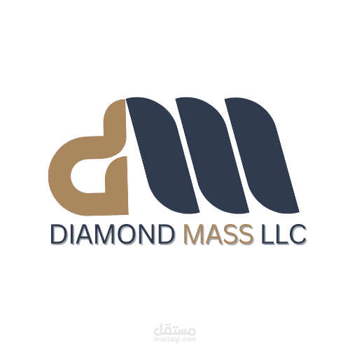 تصميم هوية بصرية لشركة الكتلة الماسية ش م م