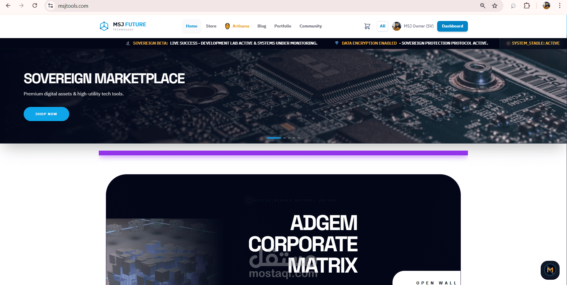 MSJ FUTURE TECHNOLOGY: A Sovereign Ecosystem